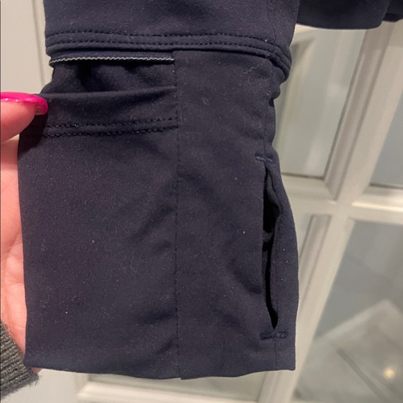 Lululemon Toasty Tech 1/2 Zip Navy Blue Sz 8 - Picture 5 of 6